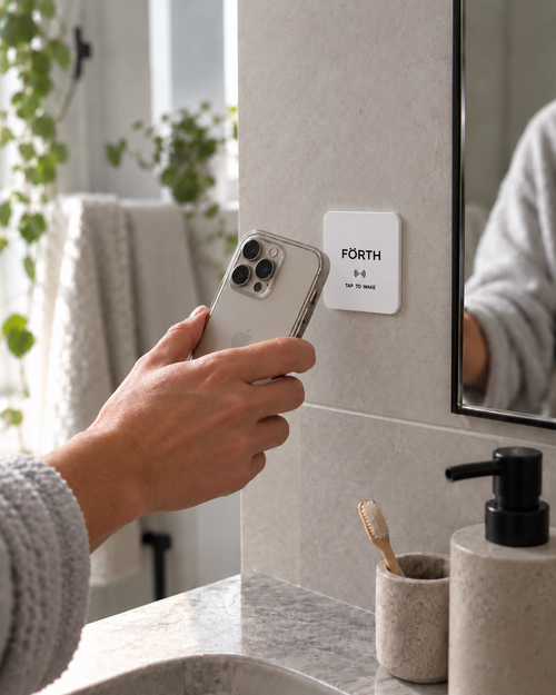 Scanning FORTH Point in the bathroom